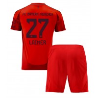 Echipament fotbal Bayern Munich Konrad Laimer #27 Tricou Acasa 2024-25 pentru copii maneca scurta (+ Pantaloni scurti)